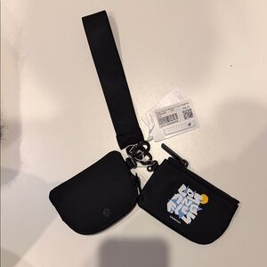 lululemon athletica Black Double Pouch Wristlet - Los Angeles